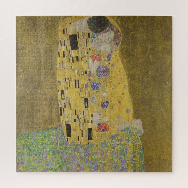 Quebra-cabeça Gustav Klimt O Beijo (Vertical)