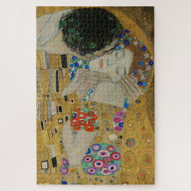 Quebra-cabeça Gustav Klimt O Beijo (Vertical)