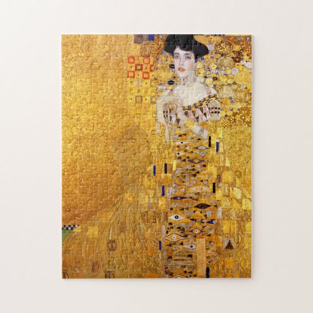 Quebra-cabeça Gustav Klimt Retrato de Adele Bloch-Bauer I (Vertical)