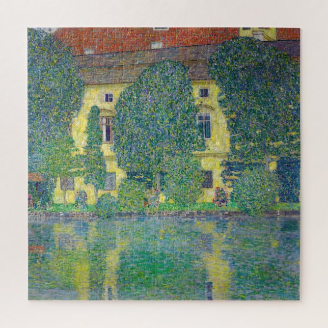 Quebra-cabeça Gustav Klimt - Schloss Kammer am Attersee III (Vertical)