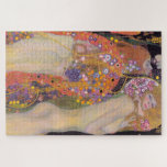 Quebra-cabeça Gustav Klimt - Serpentes Água II<br><div class="desc">Serpentes de água II/Wasserschlangen II - Gustav Klimt,  Oil on canvas,  1904-1907</div>