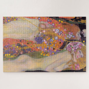 Quebra-cabeça Gustav Klimt - Serpentes Água II