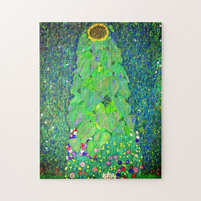 Quebra-cabeça Gustav Klimt Sunflower (Vertical)