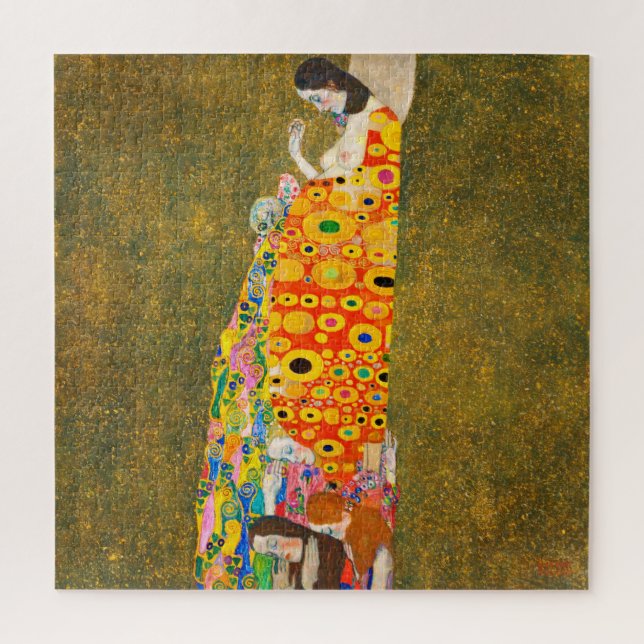 Quebra-cabeça Gustav Klimt The Hope II, Die Hoffnung II (Vertical)
