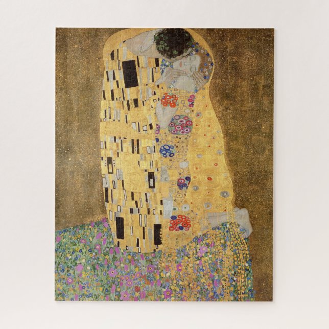 Quebra-cabeça Gustav Klimt | The Kiss, 1907-08 (Vertical)