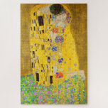 Quebra-cabeça Gustav Klimt The Kiss Fine Art<br><div class="desc">Gustav Klimt The Kiss Fine Art Jigsaw Puzzle.</div>