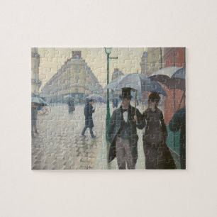 Quebra-cabeça Gustave Caillebotte - Paris Street; Rainy Day