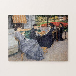 Quebra-cabeça Gustave Caillebotte - Retratos no Campo