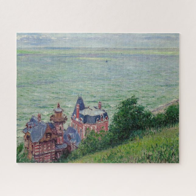 Quebra-cabeça Gustave Caillebotte - Vilas em Trouville (Horizontal)