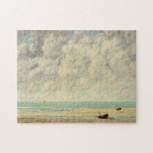 Quebra-cabeça Gustave Courbet   o mar calmo