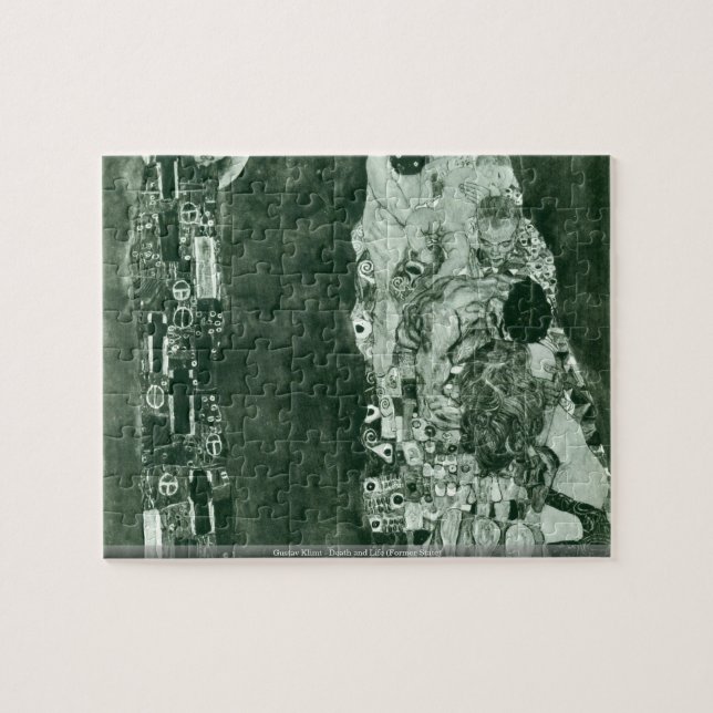 Quebra-cabeça Gustavo Klimt - puzzl da morte e da vida (estado (Horizontal)