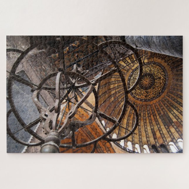 Quebra-cabeça Hagia Sophia - Olhe para cima (Horizontal)