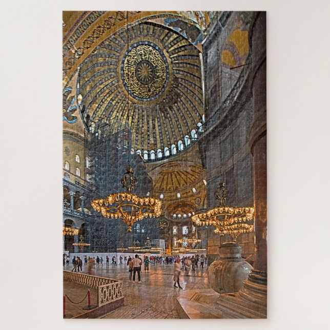 Quebra-cabeça Hagia Sophia. Projeto interior (Vertical)