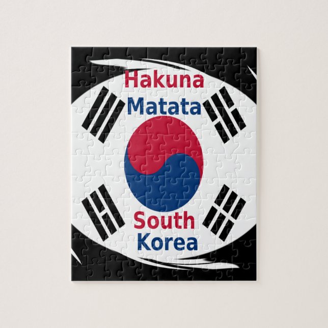 Quebra-cabeça Hakuna Matata Coreia do Sul (Vertical)
