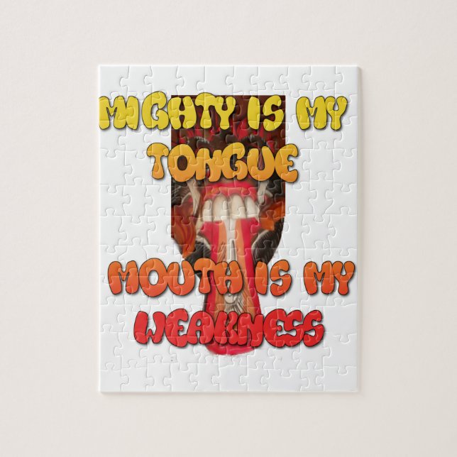 Quebra-cabeça Hakuna Matata Matata Matata Grande Boca. (Vertical)