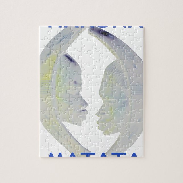 Quebra-cabeça Hakuna Matata presentes Salve essa data perfeita (Vertical)