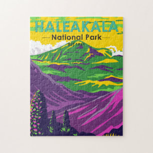 Quebra-cabeça Haleakala National Park Hawaii Vintage