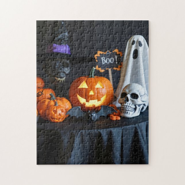 Quebra-cabeça Halloween. (Vertical)