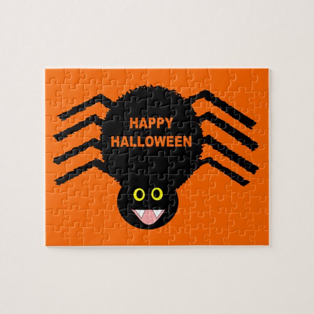 Quebra-cabeça Halloween Black Spider Puzzle (Horizontal)
