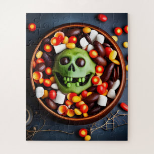 Quebra-cabeça Halloween Creepy Candy Bowl