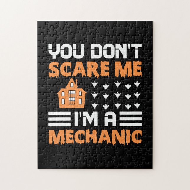 Quebra-cabeça Halloween Eu Sou Um Aniversário Mecânico (Vertical)
