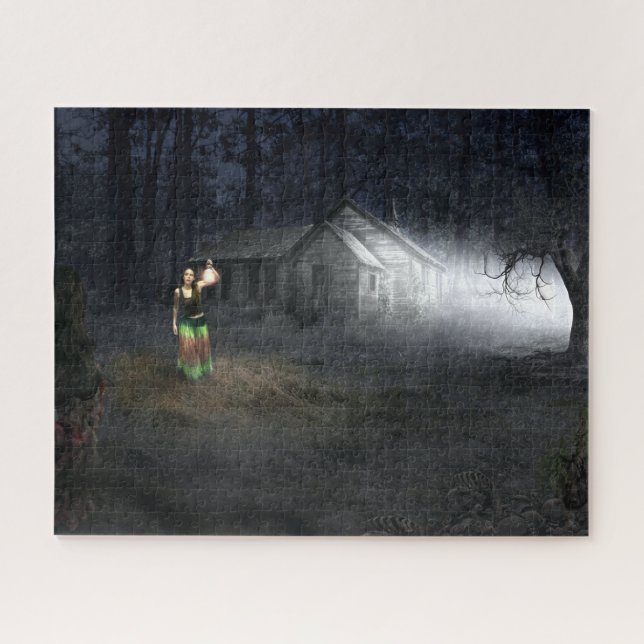 Quebra-cabeça Halloween Horror House (Horizontal)