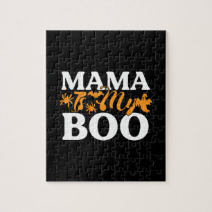 Quebra-cabeça Halloween Mama É Meu Boo Aniversário