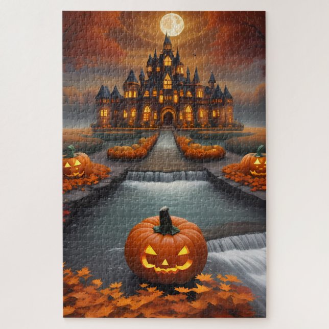 Quebra-cabeça Halloween Pumpkin Vibes (Vertical)