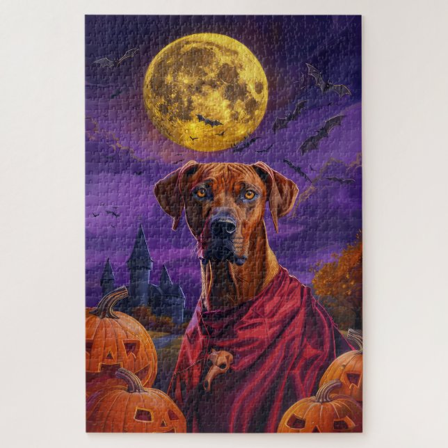 Quebra-cabeça Halloween Ridgeback Vampire Pumpkins (Vertical)