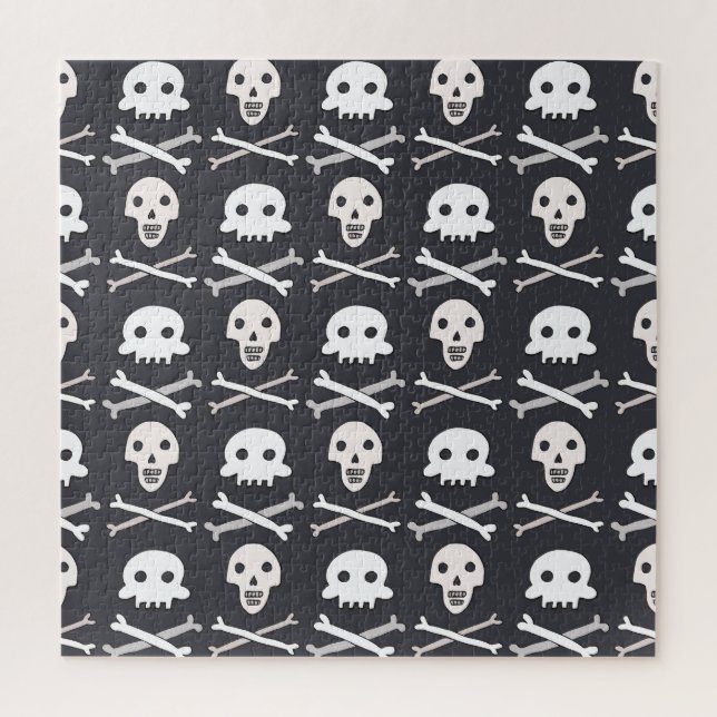 Quebra-cabeça Halloween Skull Colorful Patterno (Vertical)