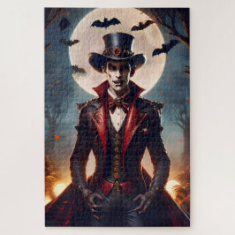 Quebra-cabeça Halloween Steampunk Gótico Zumbi Vampiro