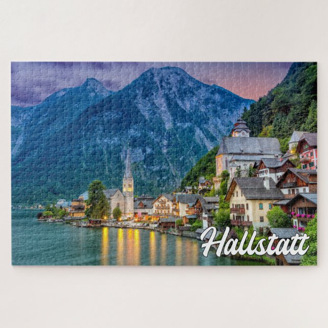 Quebra-cabeça Hallstatt, Áustria (Horizontal)