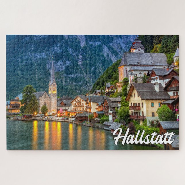Quebra-cabeça Hallstatt, Áustria (Horizontal)