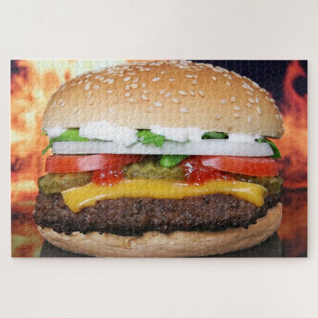 Quebra-cabeça Hamburger (Horizontal)