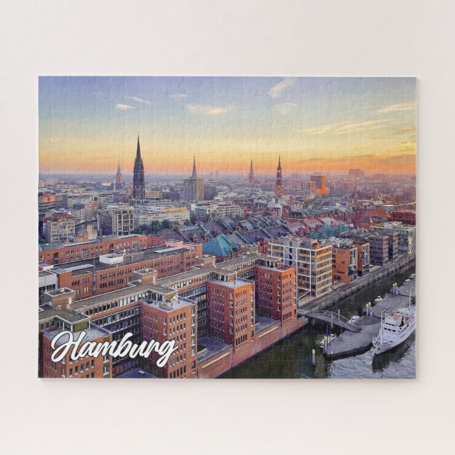 Quebra-cabeça Hamburgo, Alemanha (Horizontal)