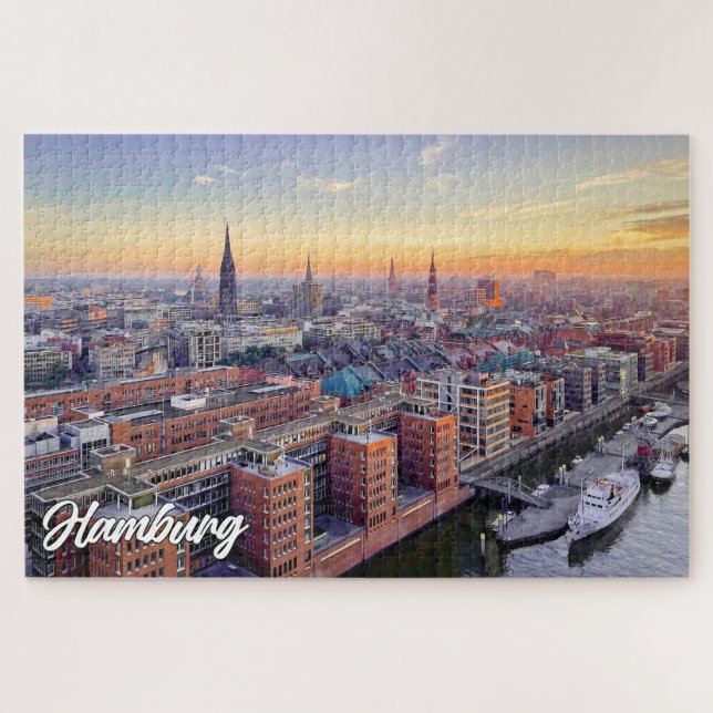 Quebra-cabeça Hamburgo, Alemanha (Horizontal)