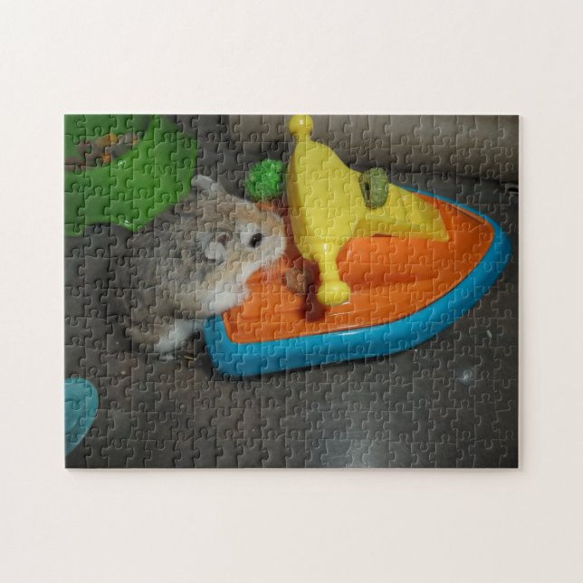 Quebra-cabeça Hamster em um Jato-esqui (Horizontal)