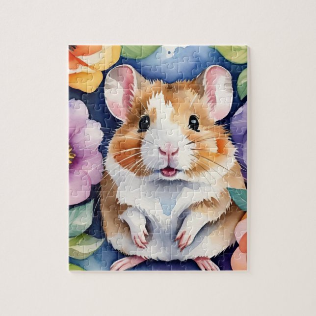 Quebra-cabeça Hamster Family Pet Portrait (Vertical)