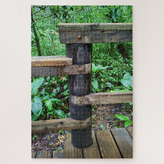 Quebra-cabeça Handcrafted Jungle Walkway (Vertical)