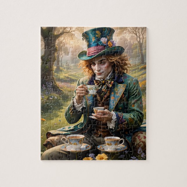 Quebra-cabeça Handsome Hatter ai art (Vertical)