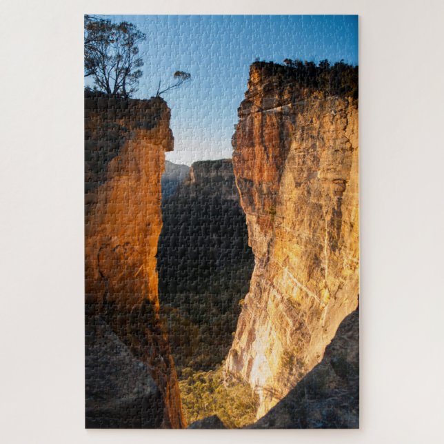 Quebra-cabeça Hanging Rock Blue Mountains Sunrise, 1014 pieces (Vertical)