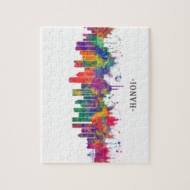 Quebra-cabeça Hanoi Vietnam Skyline (Vertical)