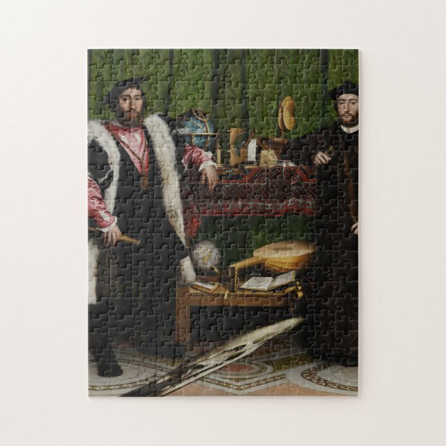 Quebra-cabeça Hans Holbein, o Mais Novo - Os Embaixadores (Vertical)