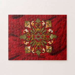 Quebra-cabeça Hanukkah Mandala