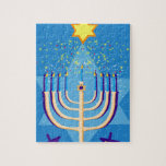 Quebra-cabeça hanukkah menorah<br><div class="desc">"hanukkah menorah ", "feliz hanukkah",  menorah, "estrela de david", "chanukah jedesejo",  Hanukkah, "feriados judeus"chanukah,  hanukah,  chanukkah,  canukah,  chanukah,  hanuka,  hebrew,  jew, , ,  judaísmo,  menora,  ica, </div>