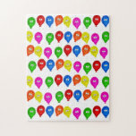 Quebra-cabeça Happy Birthday Colorful Balloons<br><div class="desc">Sports,  Toys & Games > Toys & Games > Puzzles</div>