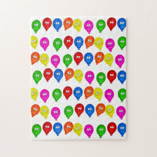 Quebra-cabeça Happy Birthday Colorful Balloons