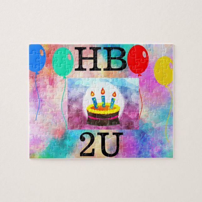 Quebra-cabeça Happy Birthday Jigsaw Puzzle (Horizontal)