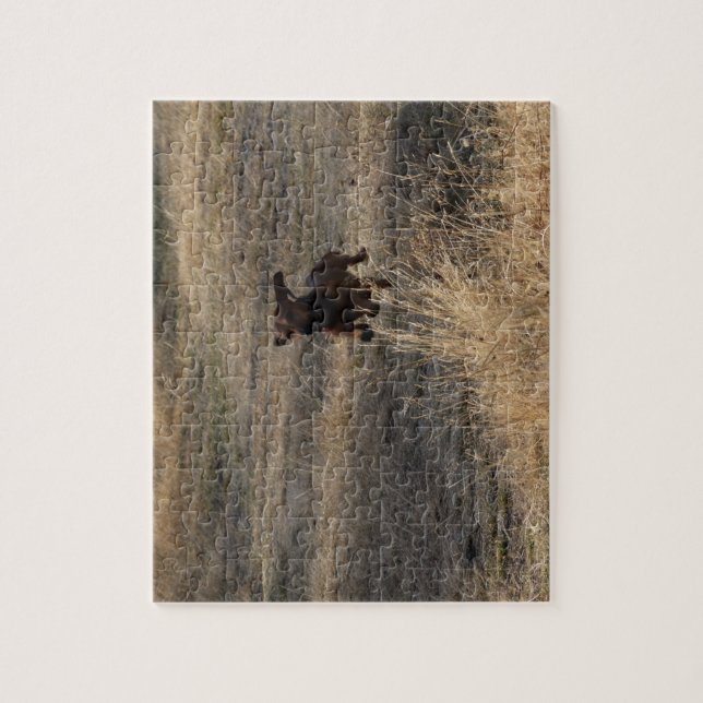 Quebra-cabeça Happy Dachshund (Vertical)