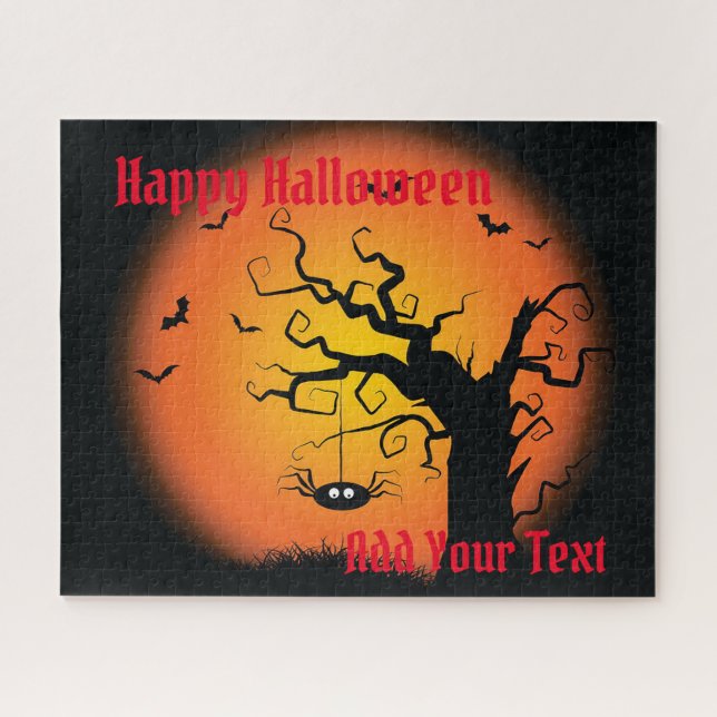 Quebra-cabeça Happy Halloween Bat (Horizontal)